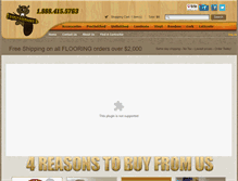 Tablet Screenshot of directhardwoods.com